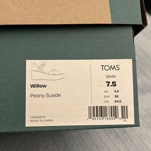 Toms Peony Suede
